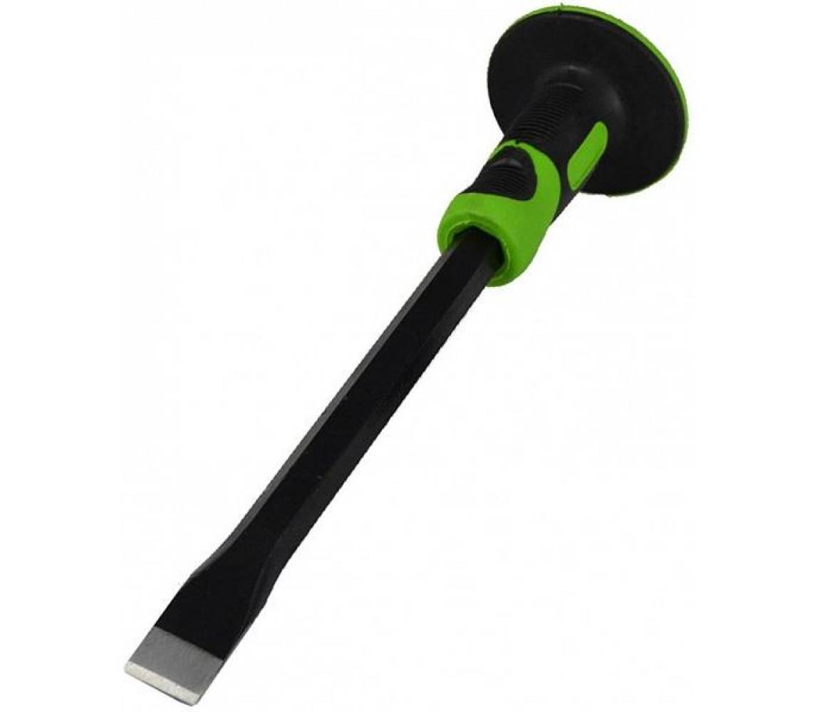 Meisel lapik 350mm. kaitsekäepide. teras steel45 (hrc47-50) JBM