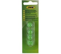 Plastist ventiilikorkide komplekt 4tk. roheline. riputuspakend JBM*