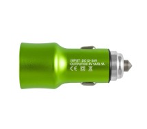 2xusb adapter 12/24v sigareti süütajasse 1.0a/2.1a JBM