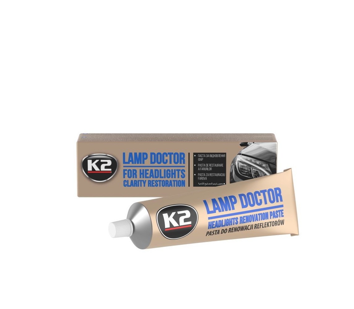 Паста для полировки стекол фары K2 Lamp Doctor 60гр