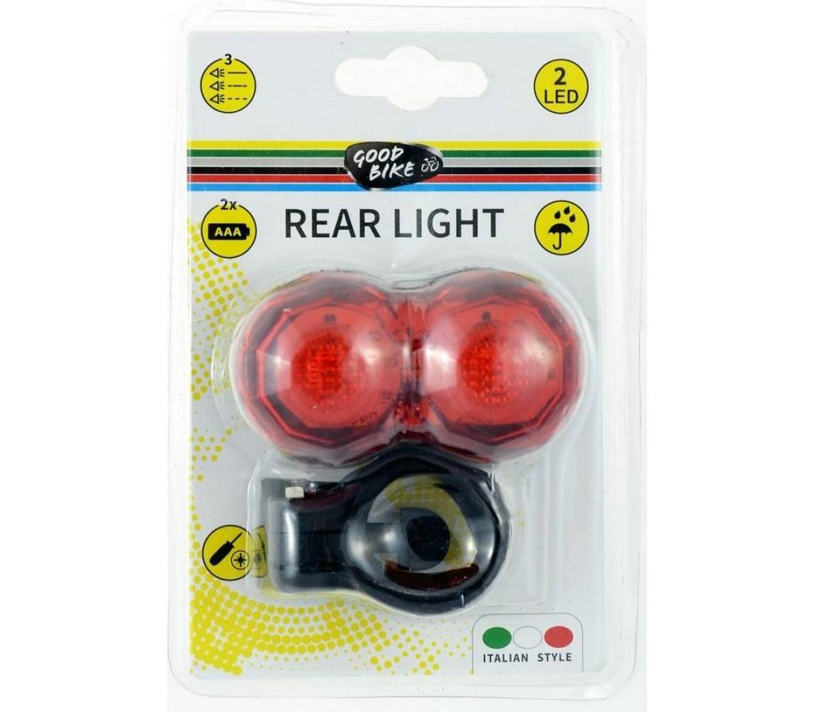 Jalgratta tagatuli "FLY" 2led ( 2x AAA, pole kaasas) GoodBike
