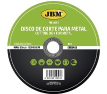 Monokristall alumiiniumoksiid lõikeketas metallile/terasele 115x2.5mm JBM