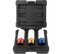 3-os. valuvelje löökpadrunite komplekt 17/19/21mm 1/2" JBM