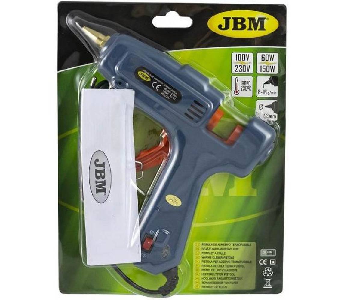 Kuumaliimipüstol 190-230°c. 150w 230v JBM