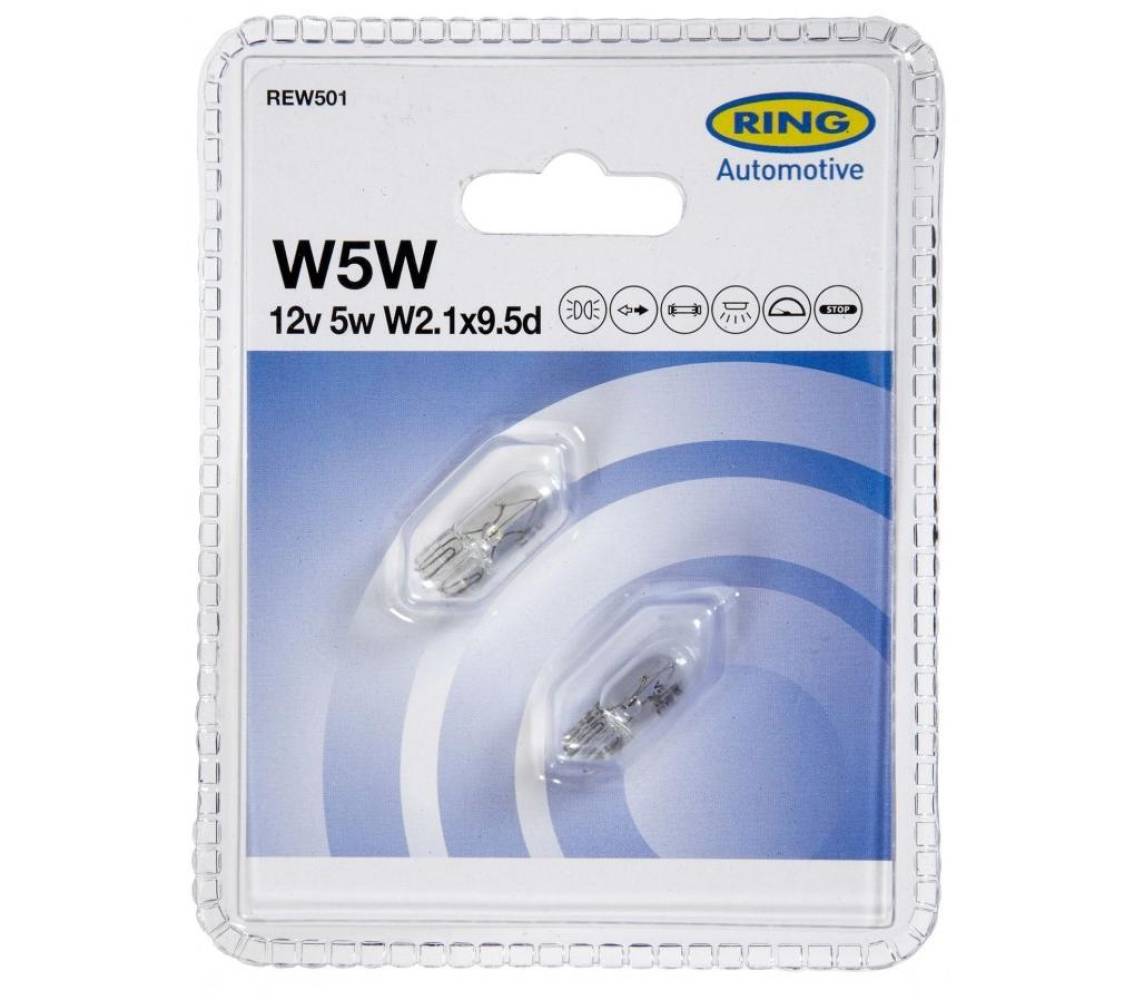12V 5W T10 BLISTER