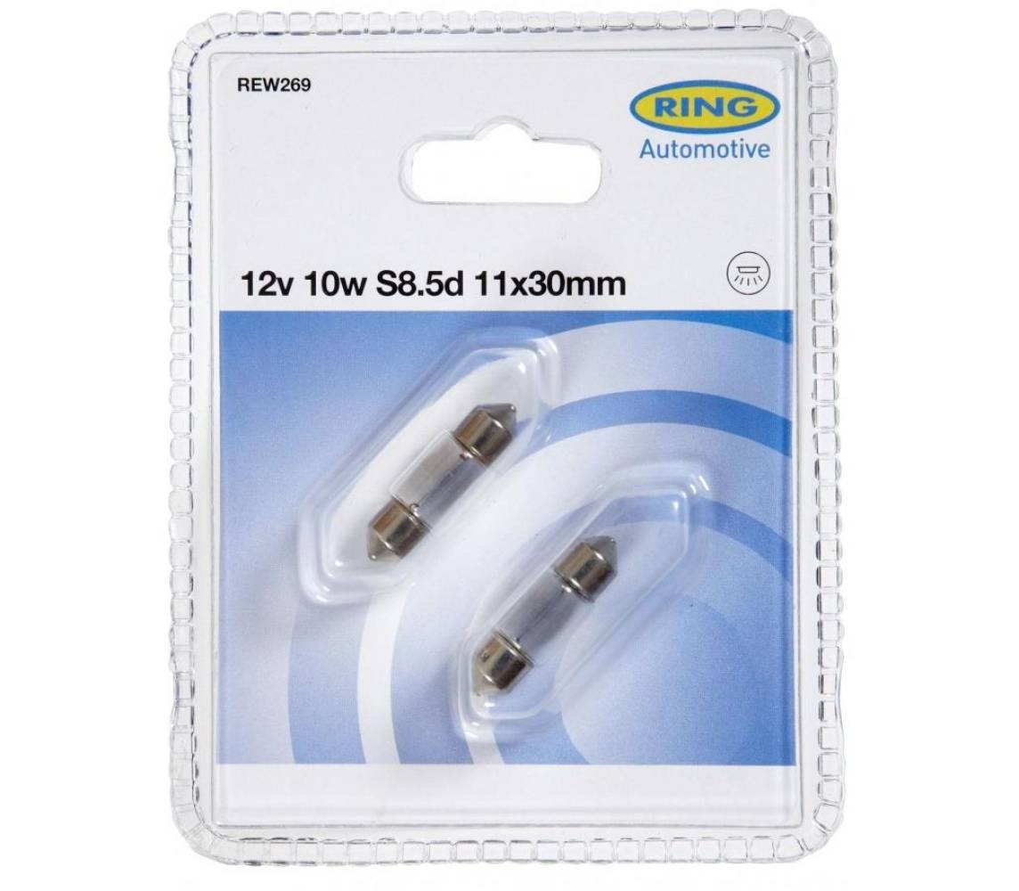 12V 10W SV8,5 11x30mm BLISTER