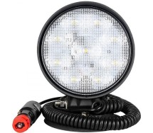 Töötuli 9-LED 27w 1450lm 10-30v IP68 magnetalus (äravõetav) +sig.süütaja JBM