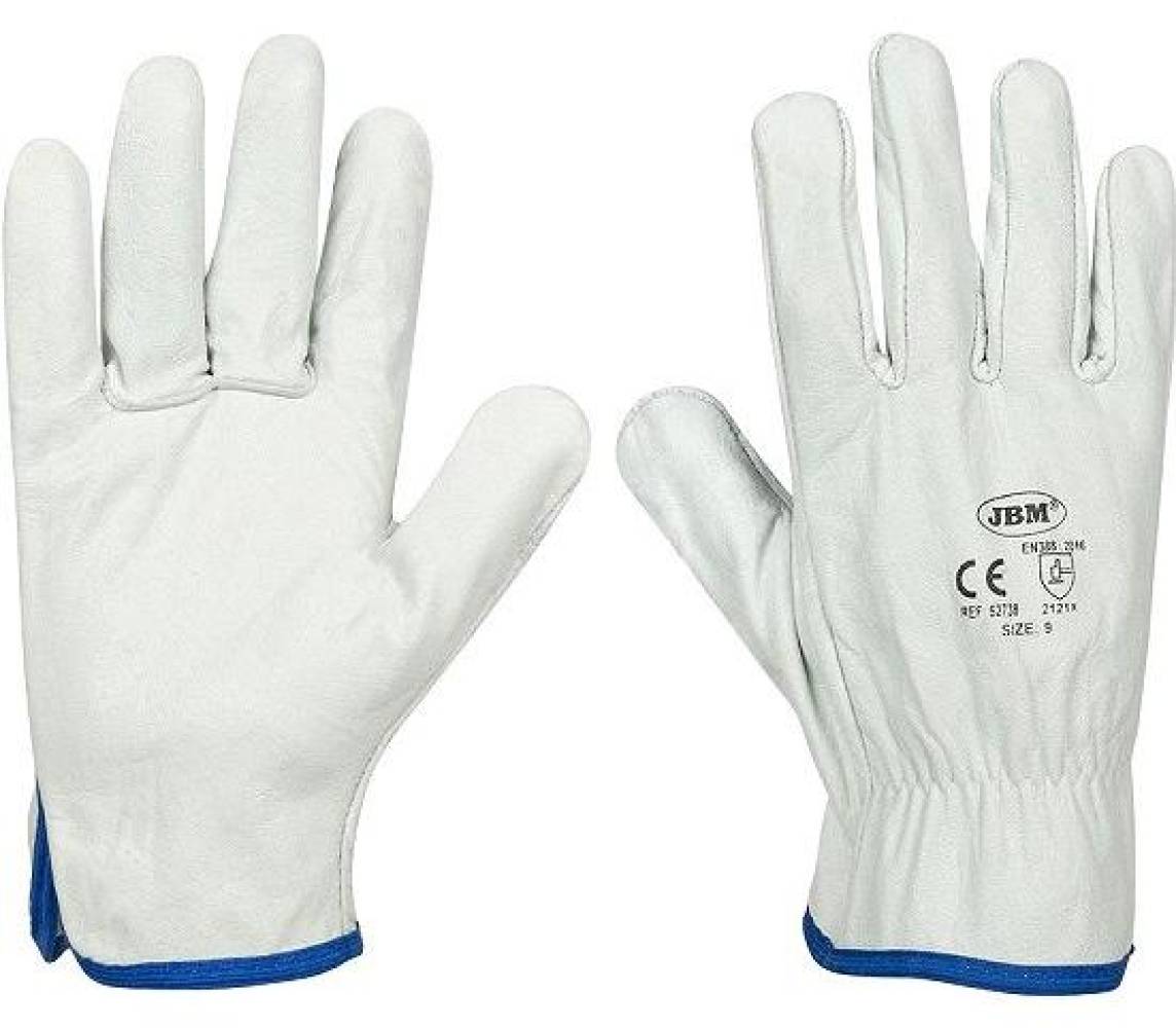 Nahast töökindad "full-leather" 9" riputuspakend JBM*