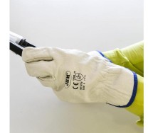 Nahast töökindad "full-leather" 9" riputuspakend JBM*