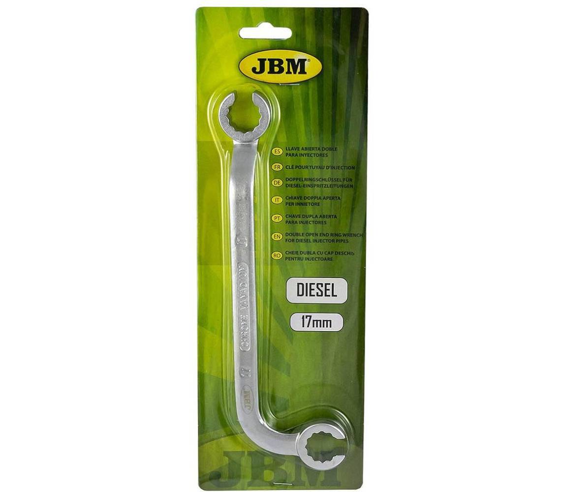 Pihustitorude avamise lõhikvõti 12-kant 17mm JBM