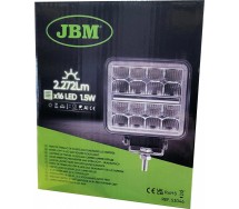 Töötuli 16led 24w "widelight" hajutatud 9-36v. 2272lm. IP68 JBM*