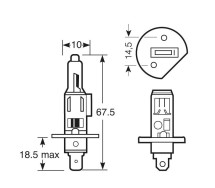 H1 12V 55W Sokkel P14,5s