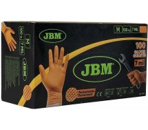 Töökindad nitriil struktuurne "force orange hd 7.0mil". oranz m 100tk JBM