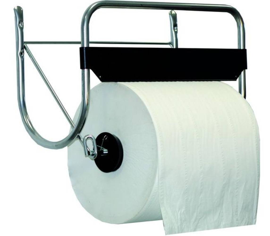 Держатель для рулонной бумаги настенный, до 38 см (Torin)