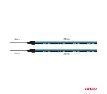 LED ribad 2x30 cm 12 V sinine