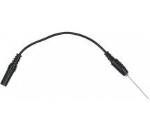 Multimeetri testkaabel nõelaga 4mm otsikuga kaablitele. must KS Tools