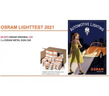 Kampaania metallplakat + pirn h7 (30tk) 12v original Osram