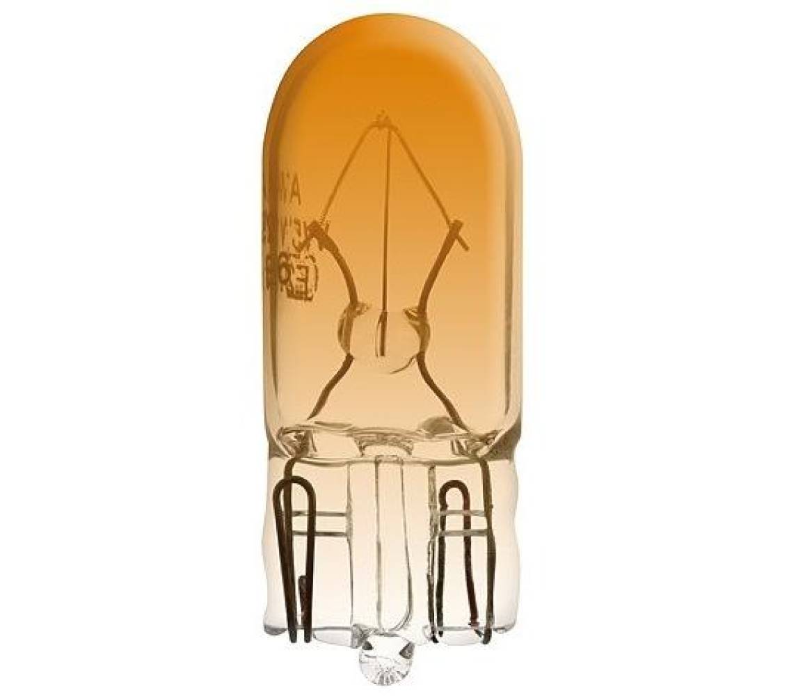 12V 5W Sokkel T10 / WY5W ORANŽ