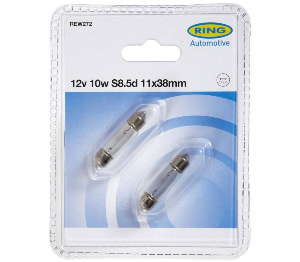 12V 10W SV8,5 11x38mm BLISTER