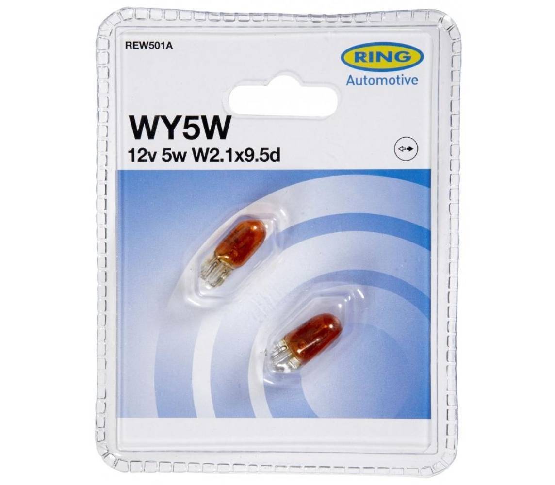12V 5W T10 Amber BLISTER