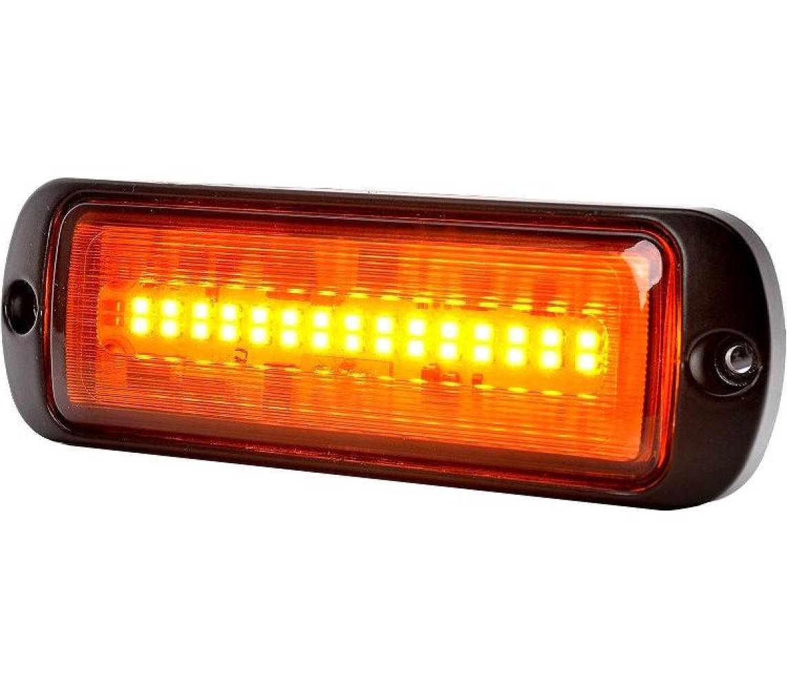 Strobo vilkur kollane ribaled 12/24v 113x45mm ip69k 21w