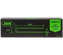 Naelapüstoli u-klambrid 18ga 25x6mm (1000tk) JBM