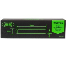 Naelapüstoli u-klamber 18ga 32x6mm (1000tk) JBM