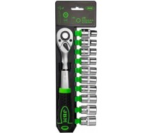 11-os. 1/2" padrunite komplekt 10-19mm. 12-kant. "new gen" JBM