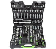 179-os. 1/2"+3/8"+1/4" padrunite+otsikute komplekt 4-32mm "new gen" JBM*