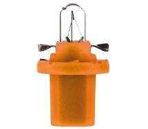 12V 1,0W Sokkel BX8,5d ORANŽ