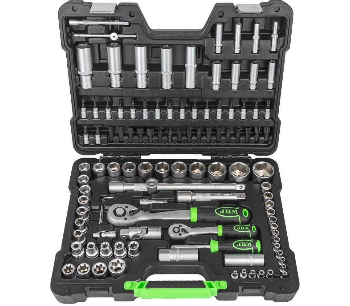 108-os. 1/2"+1/4" padrunite+otsikute komplekt 4-32mm. satin. "new gen" JBM