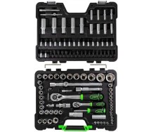 108-os. 1/2"+1/4" padrunite+otsikute komplekt 4-32mm. satin. "new gen" JBM