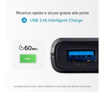 Внешний аккумулятор 10000 мА·ч, 2×USB‑A + USB‑C + Micro‑USB, чёрный (SBS)