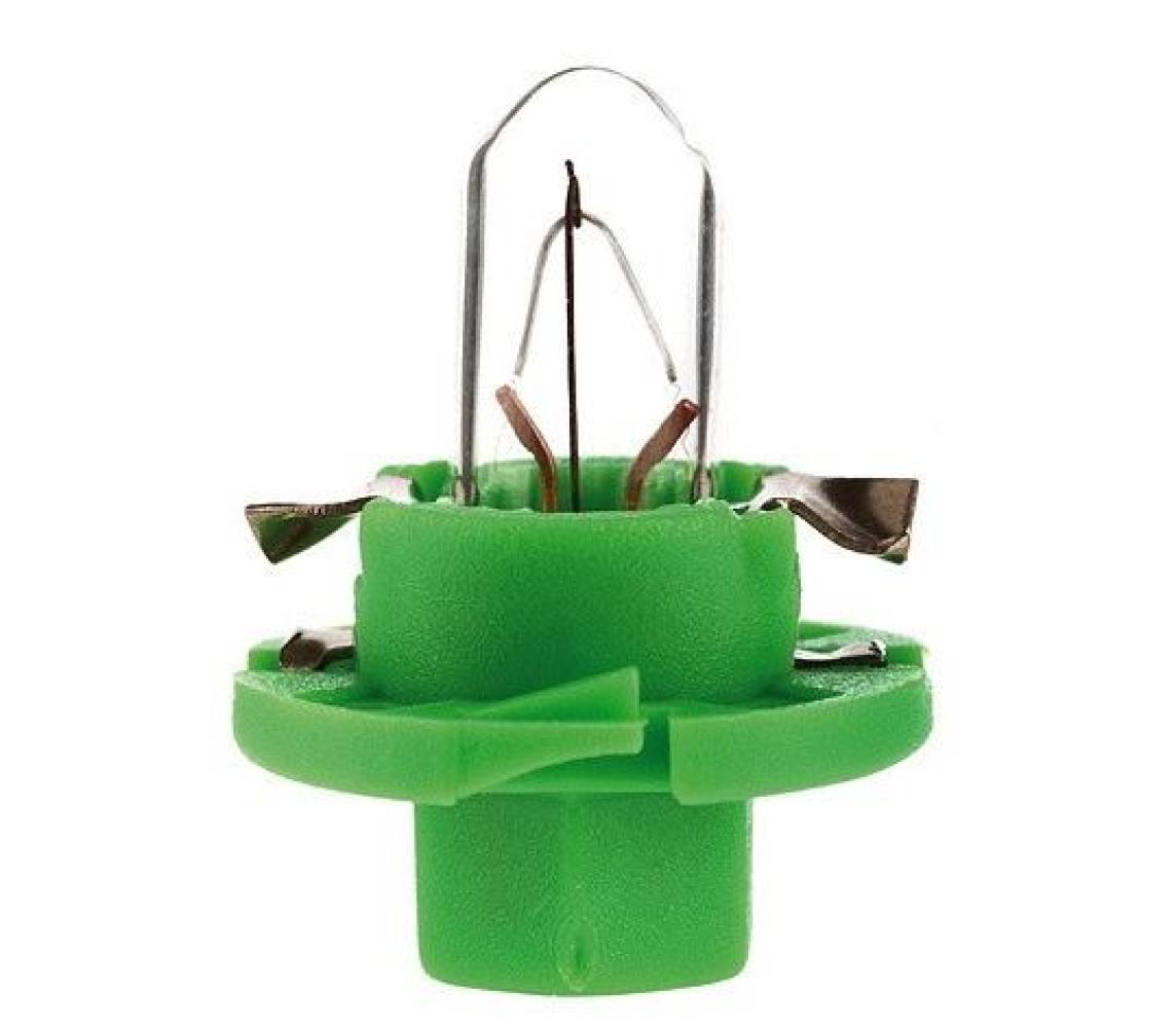 12V 2W цоколь BX8,4d ЗЕЛЕНЫЙ