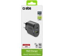 Laadija USB-c pd 25w + USB-afc 18w sbs