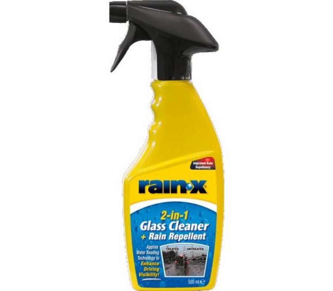 Rain‑X 2‑in‑1 Glass Cleaner with Rain Repellent 500 мл (спрей)