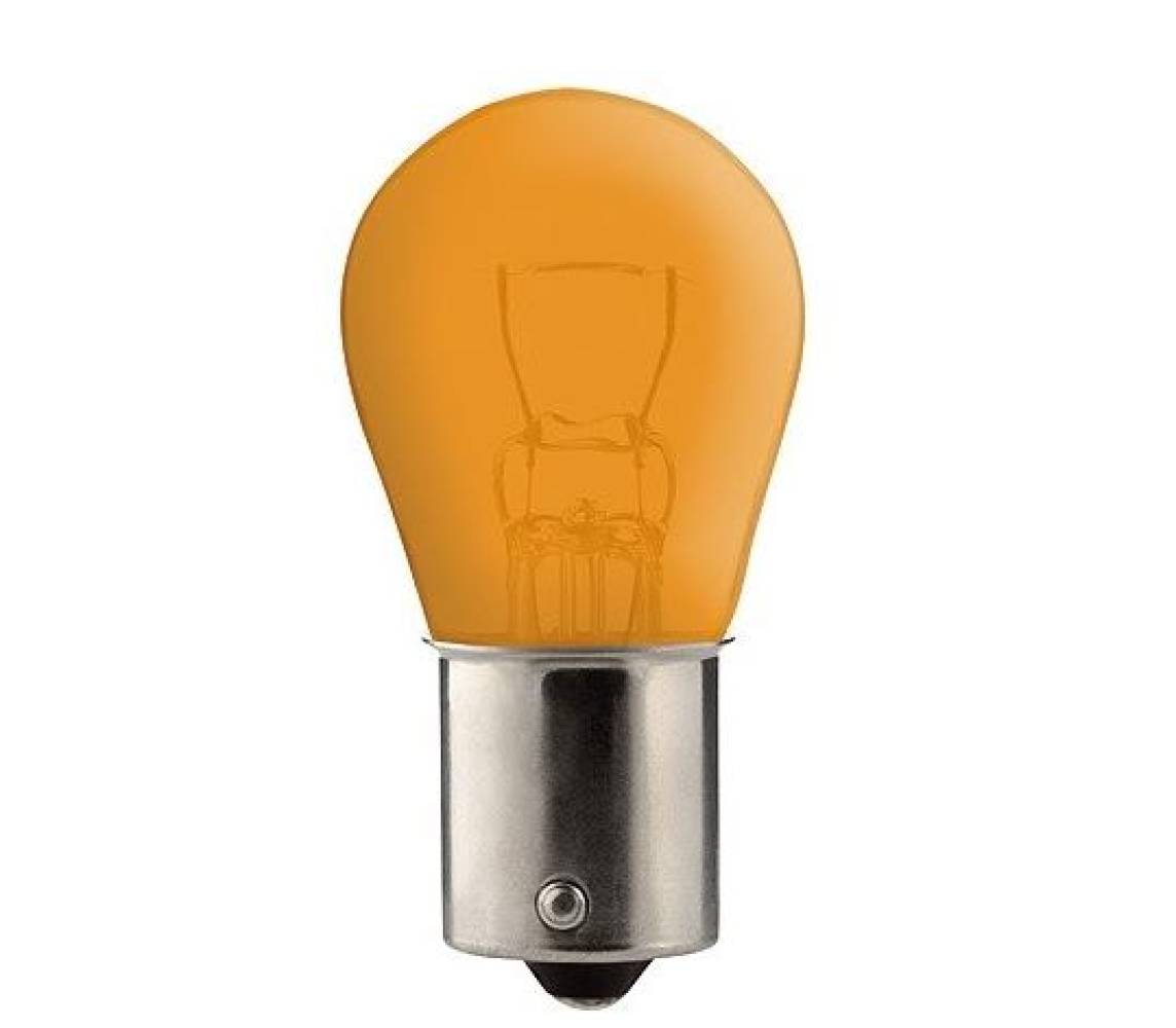 12V 21W Sokkel BA15s ORANŽ MITTE STANDARD