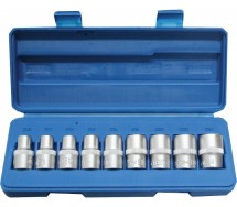 9-os. 1/2" torx padrunite komplekt e10-e24 Triumf