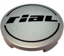 Rial kapsel n56 hõbedane/must logo. 61-56.5-3 mm