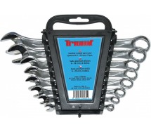 8-os. silmus-lehtvõtmete komplekt 8-19mm. plasthoidik Triumf