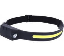 Pealamp laetav. pehme cob-LED+punane 3w+1w xpe-LED (küljel) KS Tools