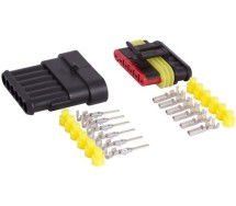 Superseal 6-pin pistikupesa + pistik 12-24v 15a IP67 Carmotion