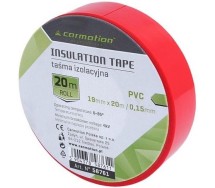 Isoleerteip 19mm/20m punane Carmotion