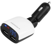 Voltmeeter + 2xusb laadija 3.4a 12/24v Carmotion