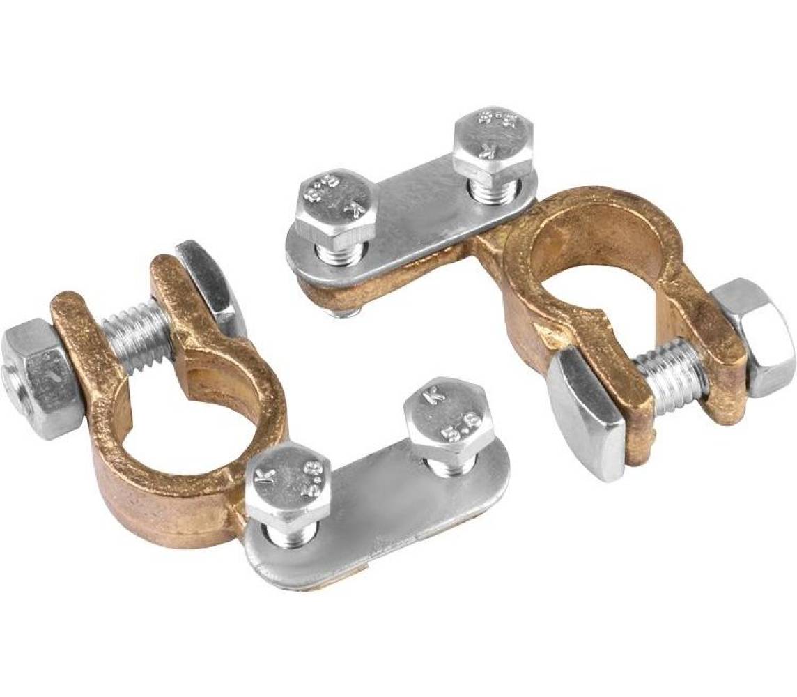 Клеммы аккумулятора Ø 17–19 мм, 600 A, стандарт, 2 шт., Carmotion