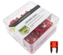 Kahvelkaitse mini 10a 100tk plastkarbis Carmotion