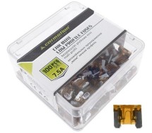 Kahvelkaitse mini madal 7.5a 100tk plastkarbis Carmotion