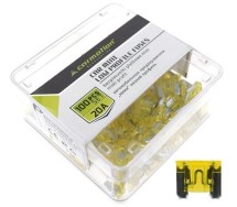 Kahvelkaitse mini madal 20a 100tk plastkarbis Carmotion