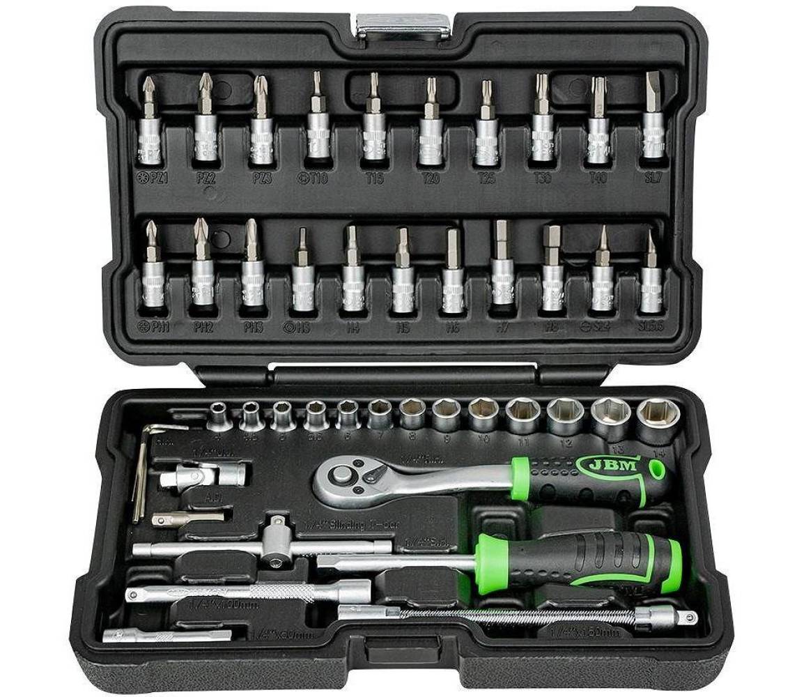 46-os. 1/4" padrunite+otsikute komplekt 4-14mm "new gen" JBM*