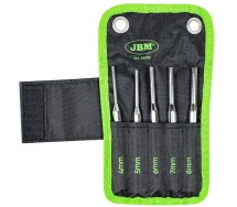 5-os. tornide komplekt steel45c 4-5-6-7-8mm tekstiilkotis JBM